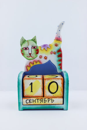 КАЛЕНДАРЬ КОТИК КИСЛОТНЫЙ 18СМ