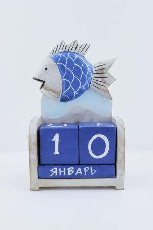 КАЛЕНДАРЬ РЫБКА СИНЯЯ 17СМ