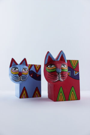 КАРАНДАШНИЦА КОТ (2 ЦВЕТА) 13СМ